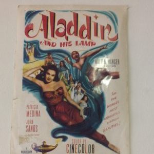 Aladdin and His Lamp Technicolor Poster