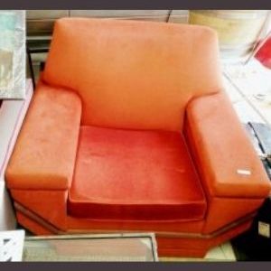Art Deco Classic Orange Chair