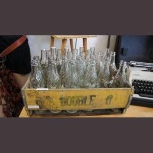 Glass Bottles and Crate