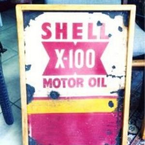 Shell Signage Motor Oil
