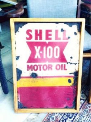 Shell Signage Motor Oil