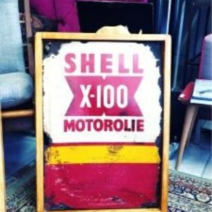 Shell Signage Motorolie Afrikaans