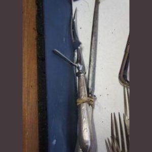 Silver Serving Fork and Knife Sharpener