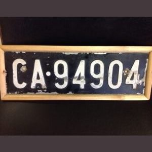 Vintage Cape Town Number Plate