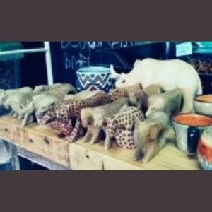 Wooden African Animals